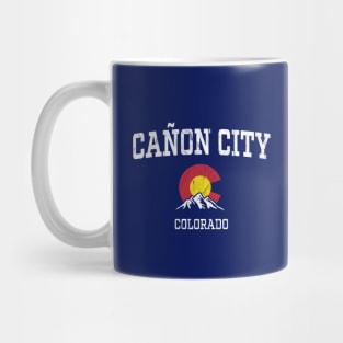 Canon City Colorado CO Vintage Athletic Mountains Mug